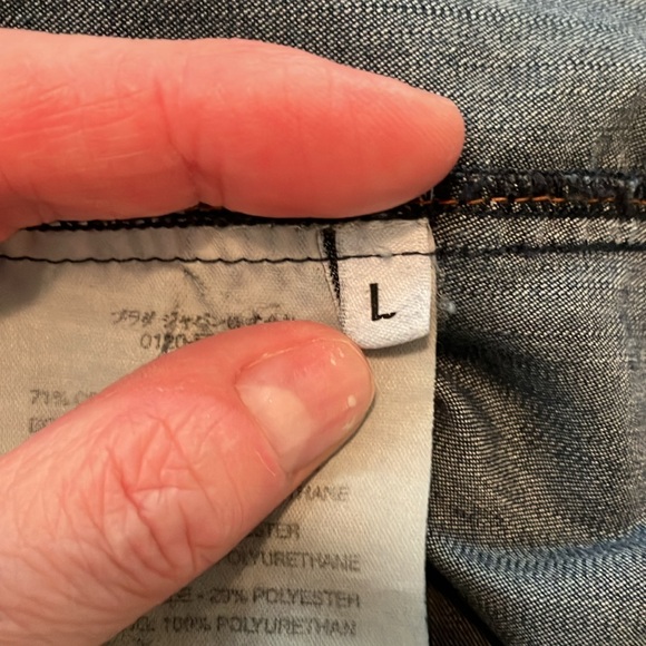 Like new Prada denim top/jacket - Picture 8 of 16